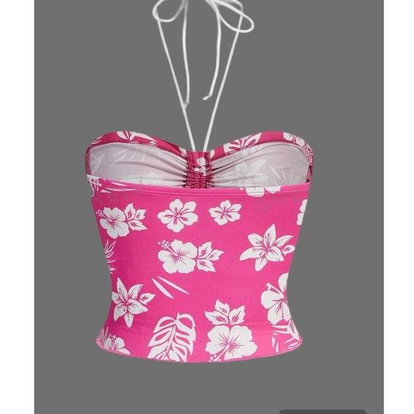 NWT- Hawaiian Halter Tube Top - Picture 3 of 6